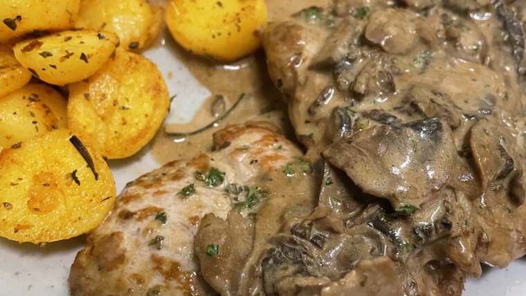 73. Scaloppina di Maiale al fungi